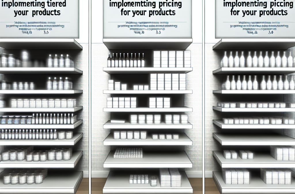 A Guide to Implementing Tiered Pricing for Your Products