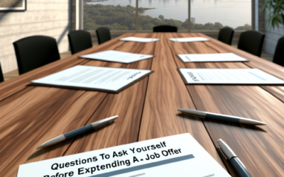 Questions to Ask Yourself Before Extending a Job Offer