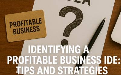 Identifying a profitable business idea: Tips and strategies