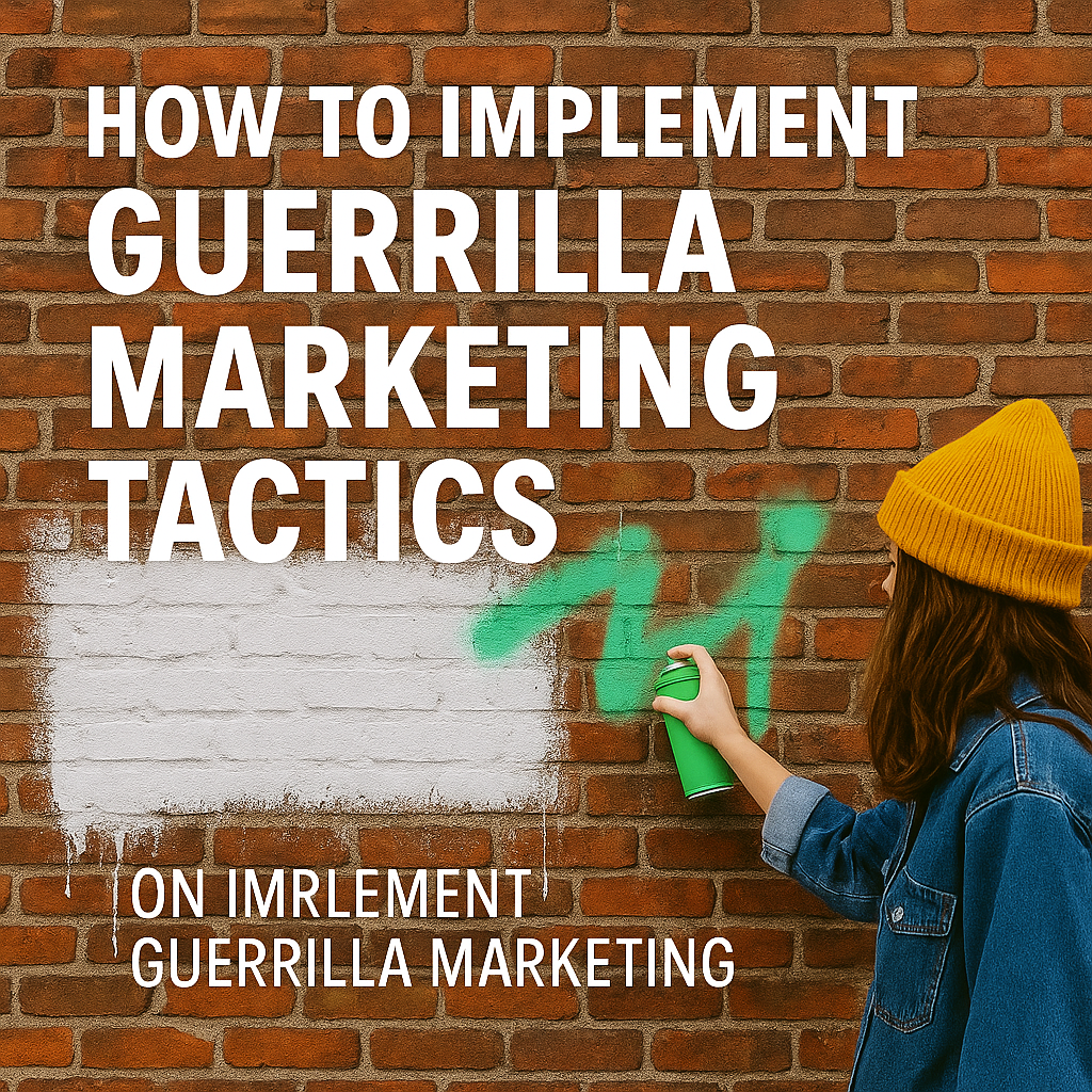 How to Implement Guerrilla Marketing Tactics