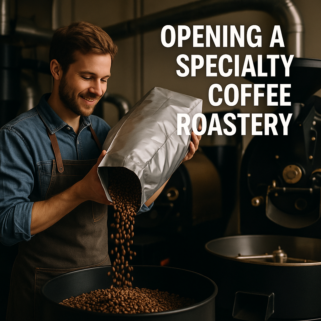 sukurk nuotrauka straipsnio apipavidalinimui patrauklu IR kąd zmones noretume spausti IR pasiziureti. tema: Opening a Specialty Coffee Roastery