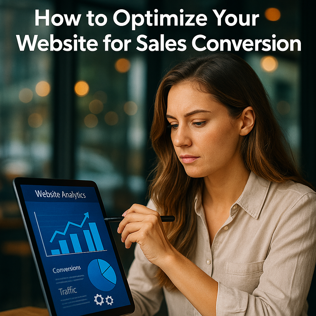 How to Optimize Your Website for Sales Conversion