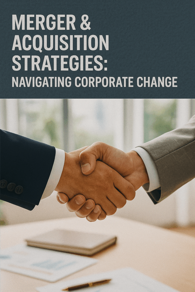 Merger & Acquisition Strategies Navigating Corporate Change Merger & Acquisition Strategies: Navigating Corporate Change
