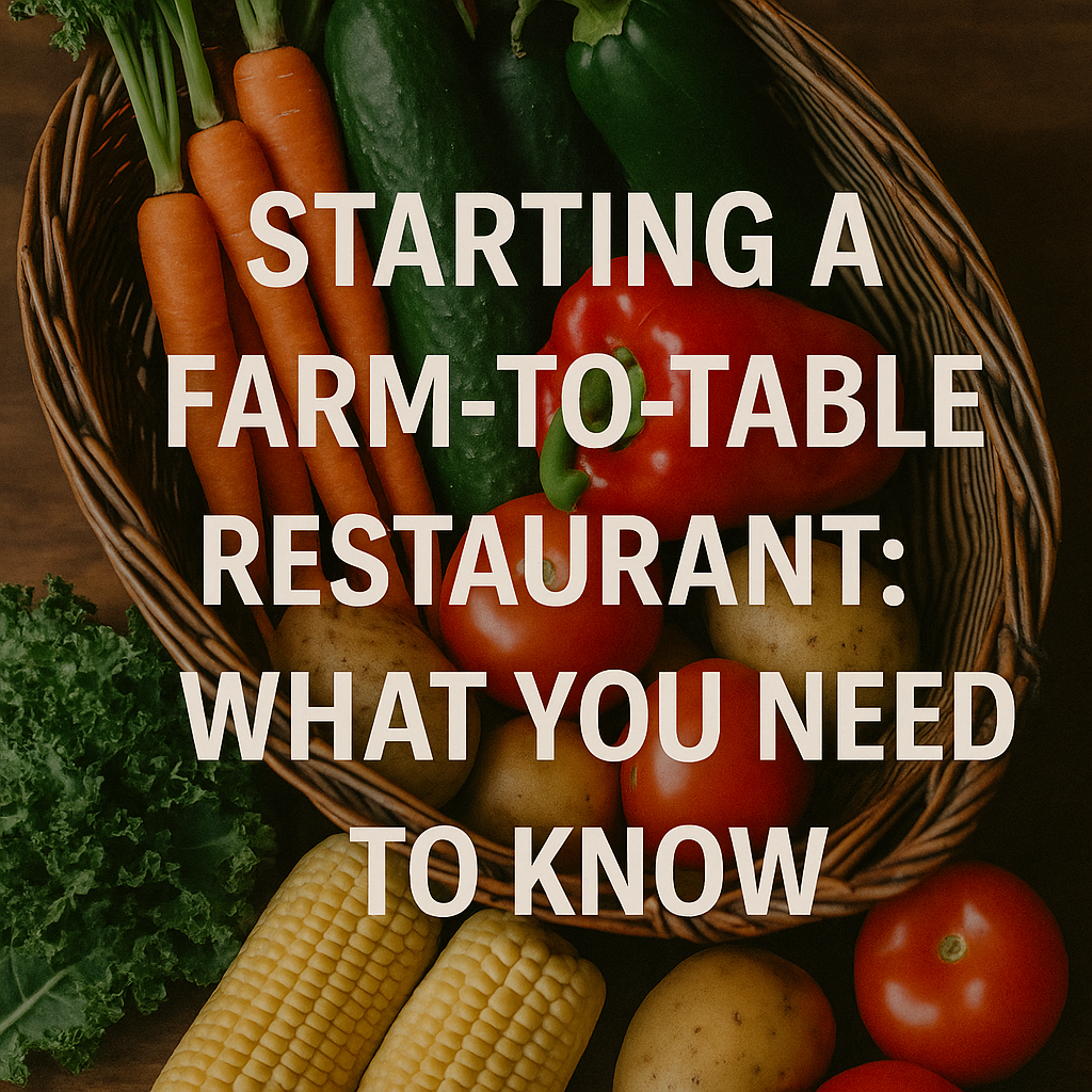 Starting a Farm-to-Table Restaurant: What You Need to Know