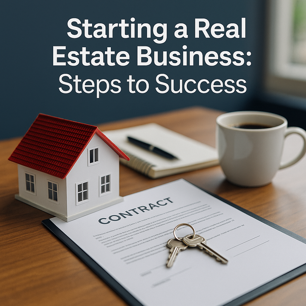 Starting a Real Estate Business: Steps to Success Starting a Real Estate Business: Steps to Success