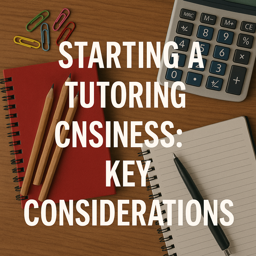 Starting a Tutoring Business: Key Considerations