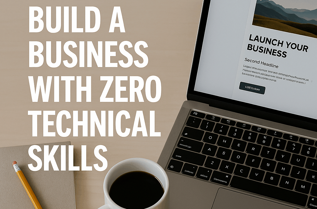 How to Build a Business with Zero Technical Skills
