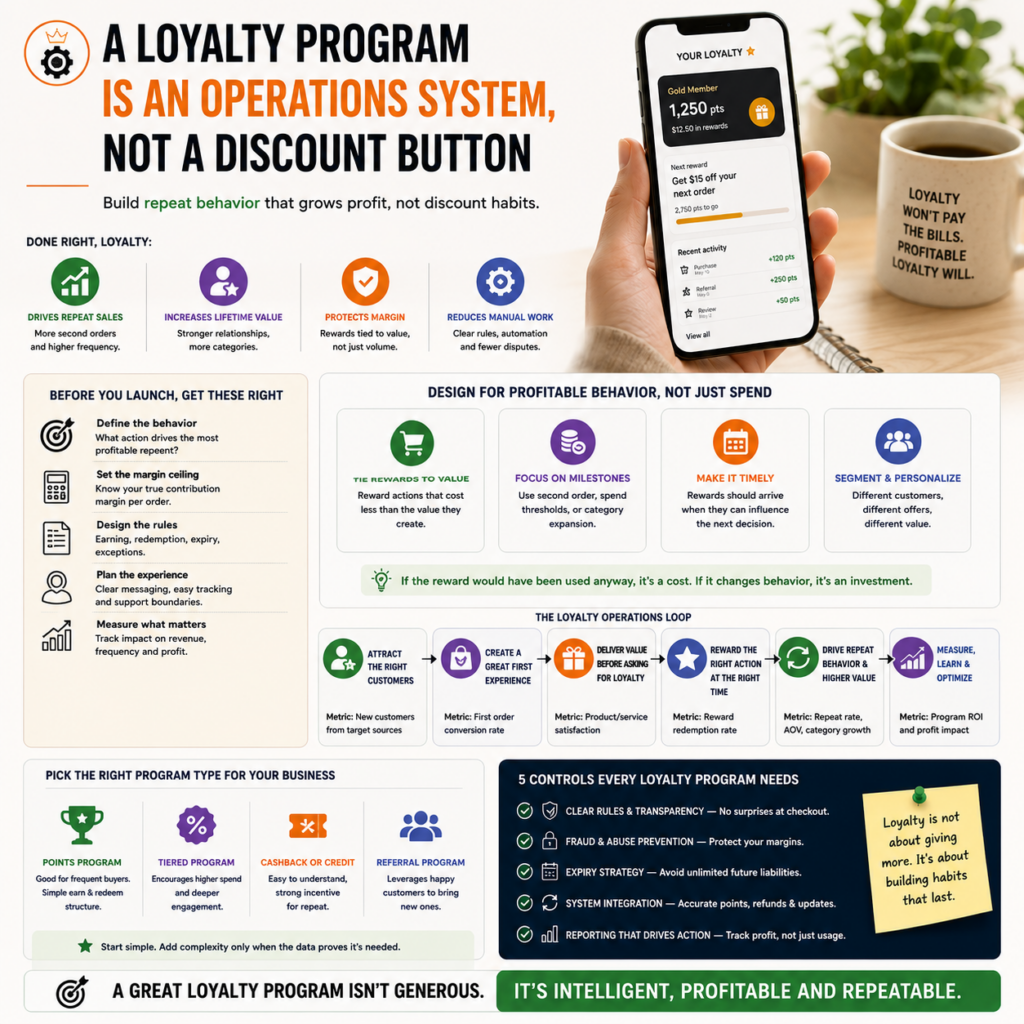 A Loyalty Program Is an Operations System, Not a Discount Button