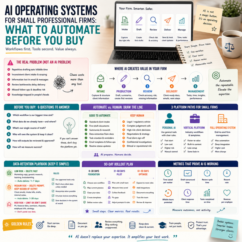 AI Operating Systems for Small Professional Firms What to Automate Before You Buy AI Operating Systems for Small Professional Firms: What to Automate Before You Buy