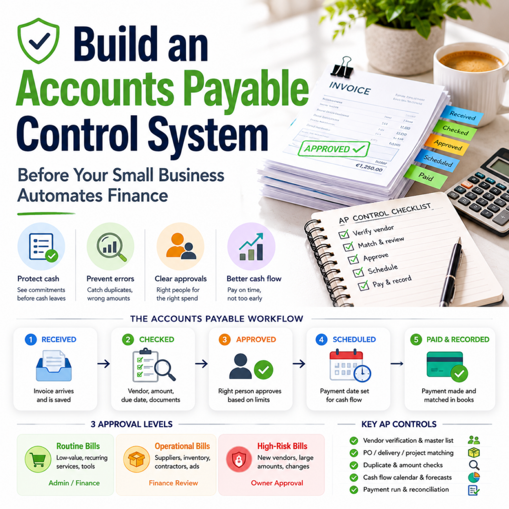 Build an Accounts Payable Control System Before Your Small Business Automates Finance Build an Accounts Payable Control System Before Your Small Business Automates Finance