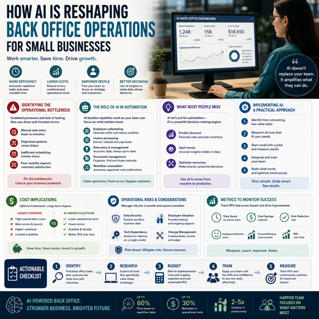 How AI is Reshaping Back Office Operations for Small Businesses