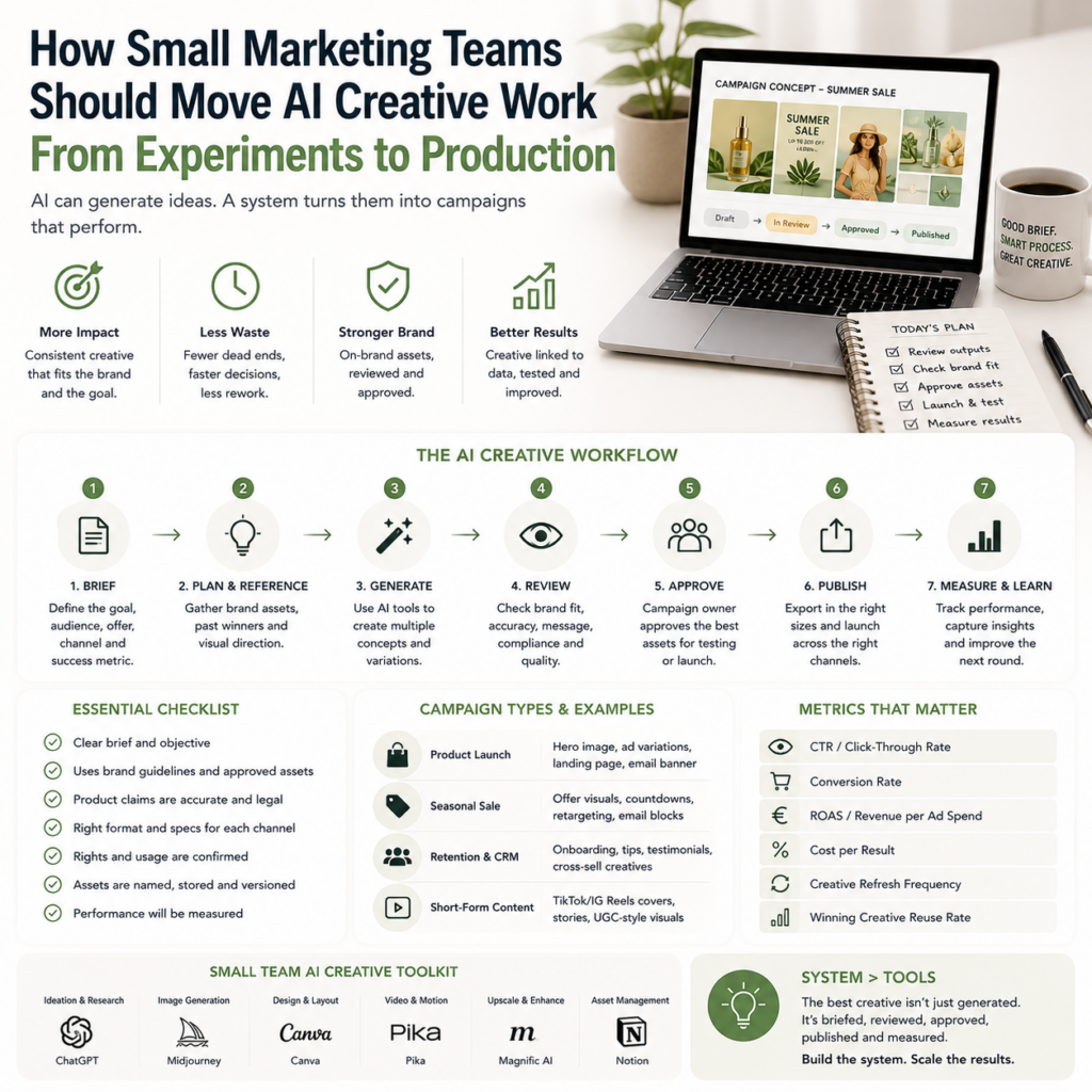 How Small Marketing Teams Should Move AI Creative Work From Experiments to Production How Small Marketing Teams Should Move AI Creative Work From Experiments to Production