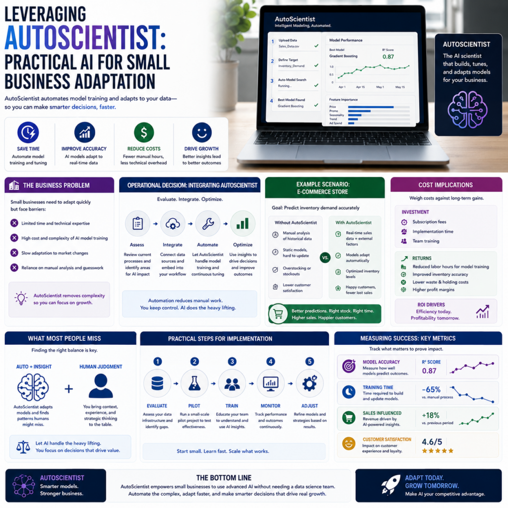 Leveraging AutoScientist: Practical AI for Small Business Adaptation