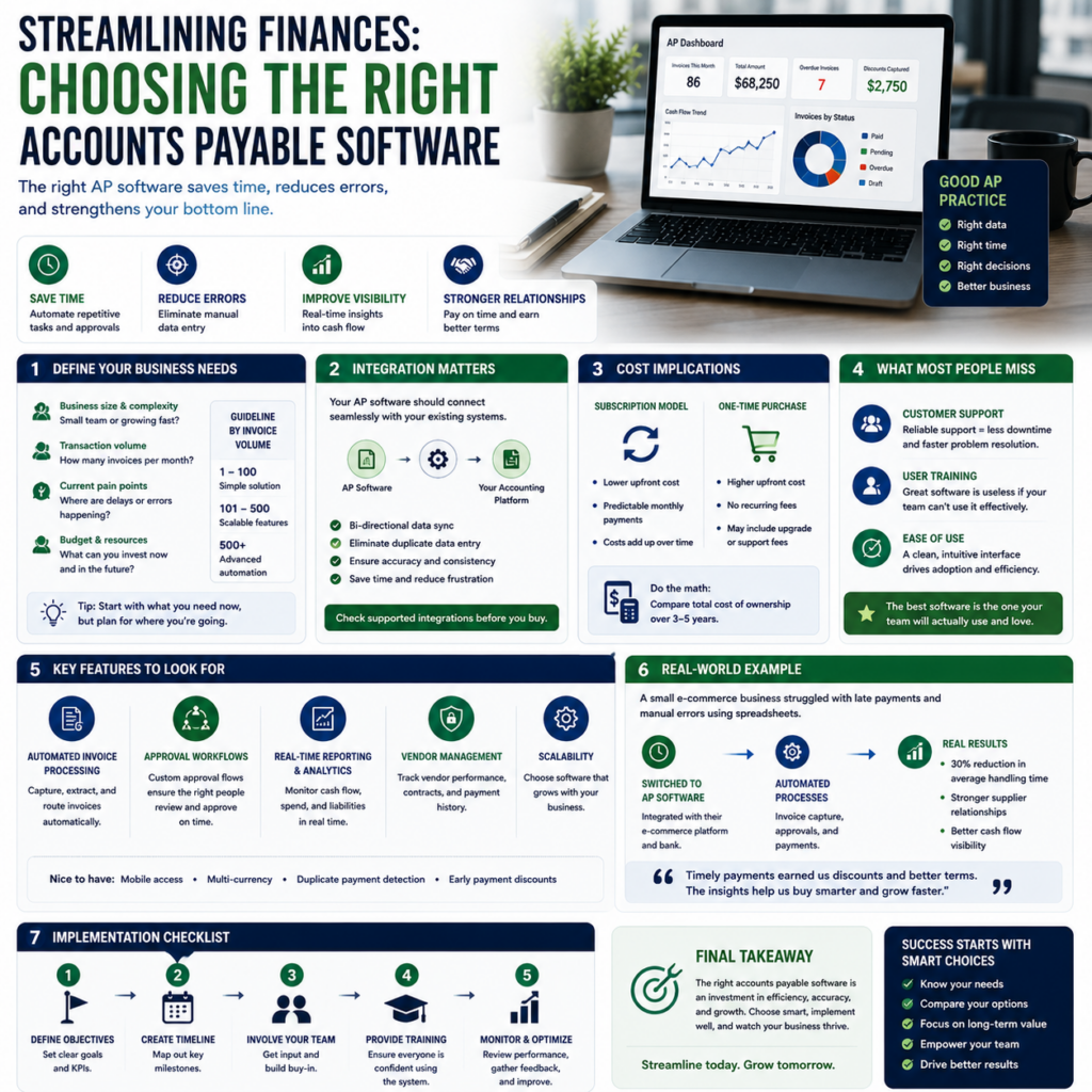 Streamlining Finances: Choosing the Right Accounts Payable Software
