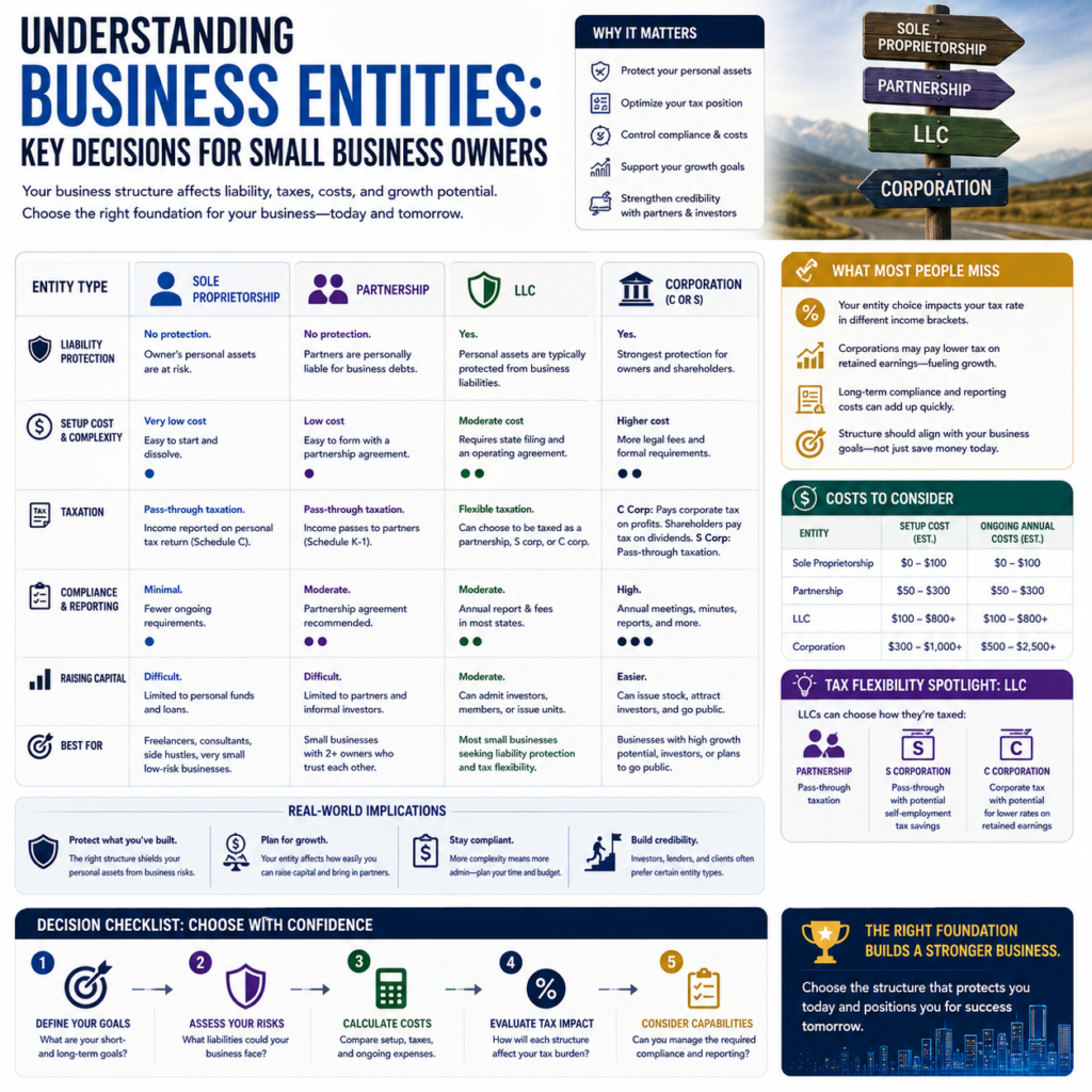 Understanding Business Entities: Key Decisions for Small Business Owners