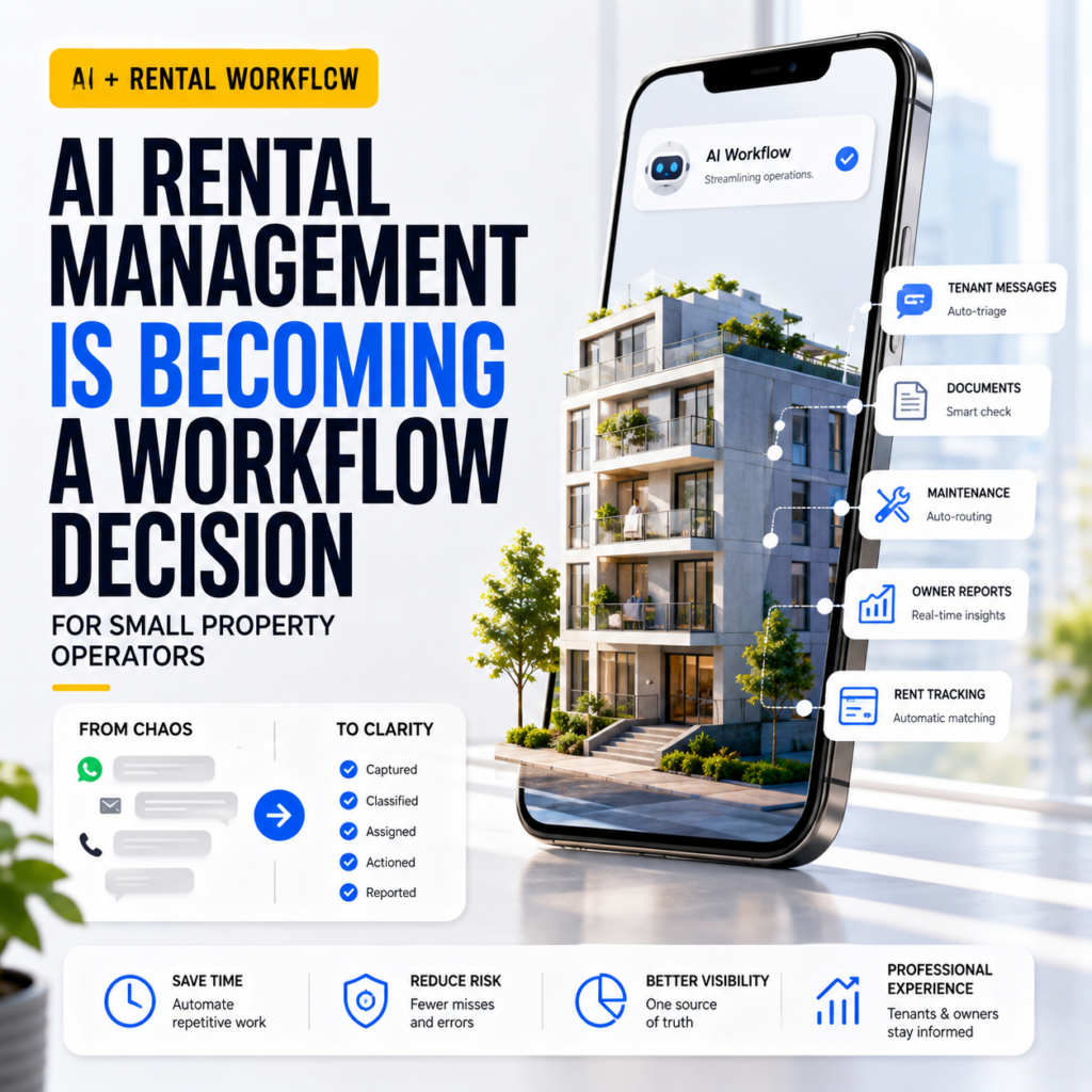 AI Rental Management Is Becoming a Workflow Decision for Small Property Operators