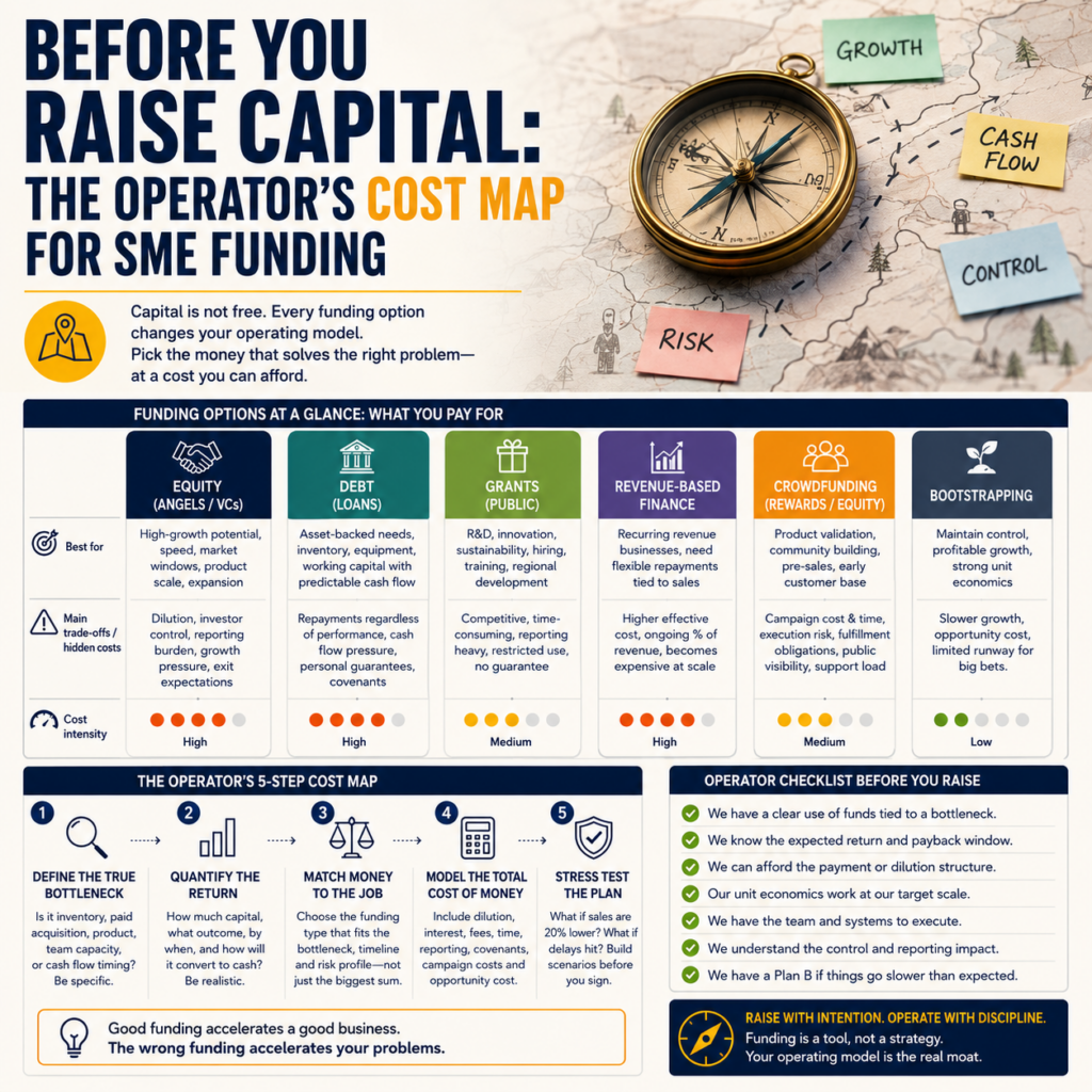 Before You Raise Capital The Operator’s Cost Map for SME Funding Before You Raise Capital: The Operator’s Cost Map for SME Funding