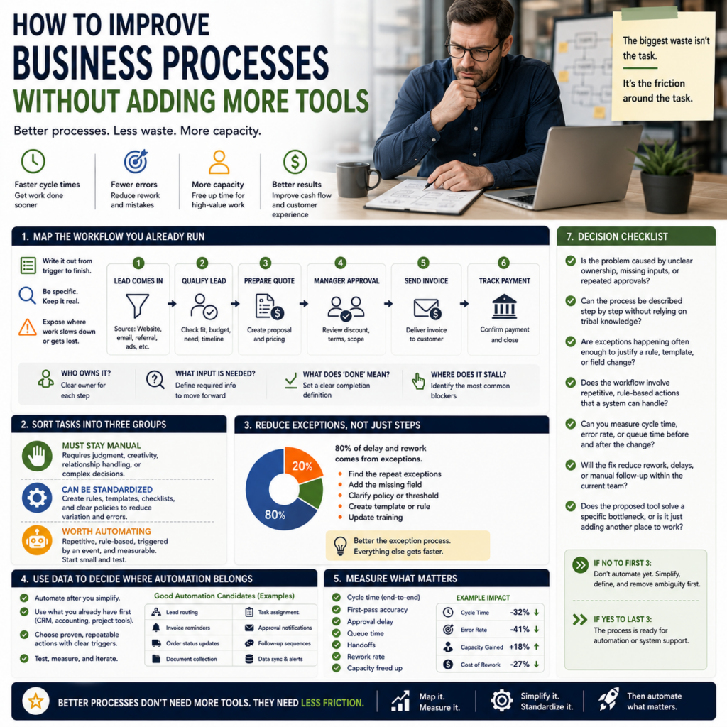 How to Improve Business Processes Without Adding More Tools How to Improve Business Processes Without Adding More Tools