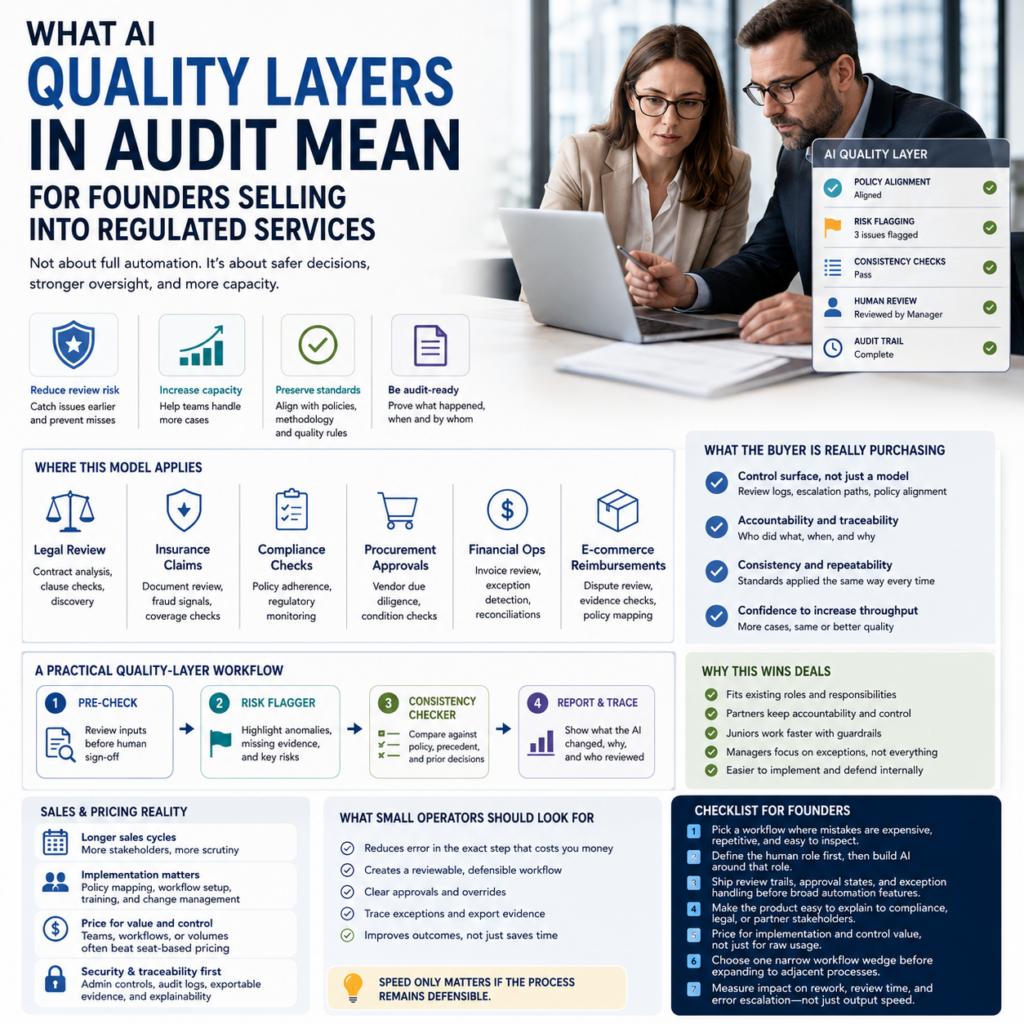 What AI quality layers in audit mean for founders selling into regulated services What AI quality layers in audit mean for founders selling into regulated services