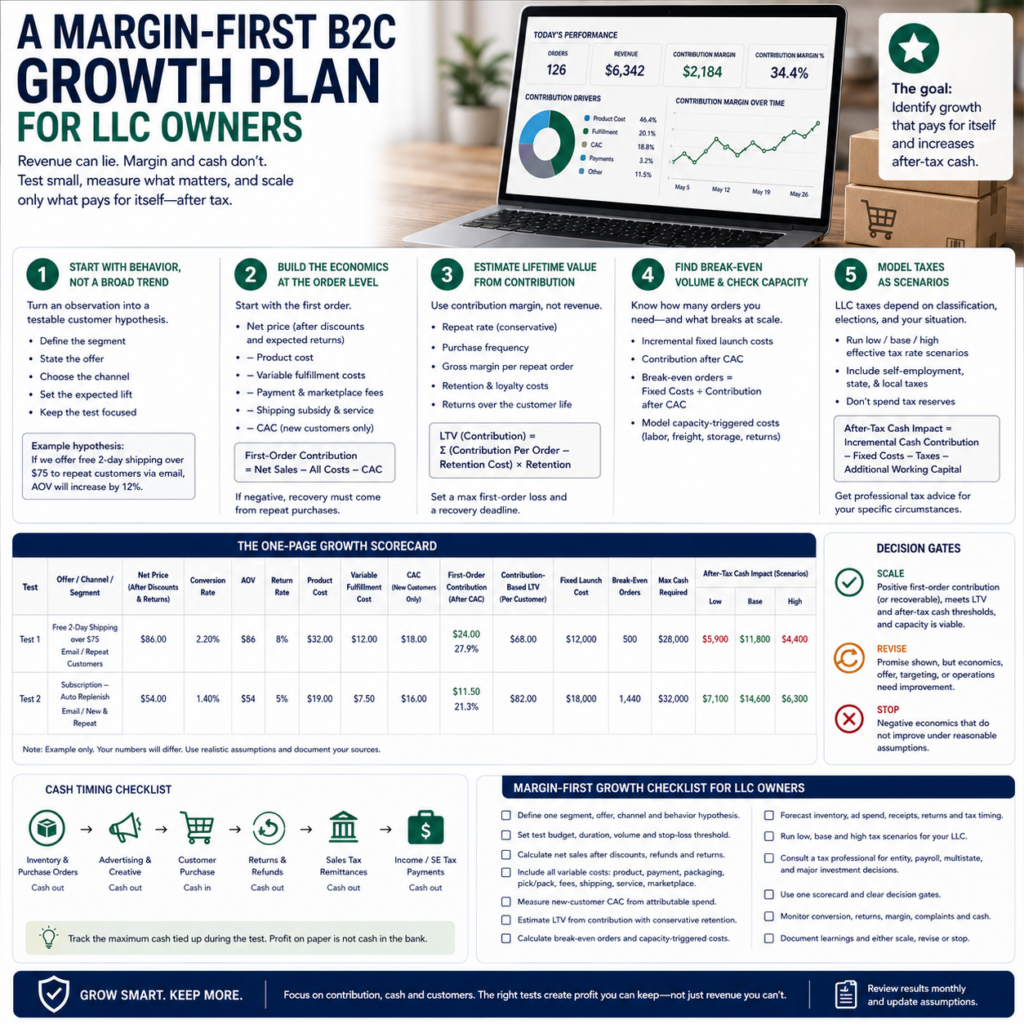 A Margin-First B2C Growth Plan for LLC Owners A Margin-First B2C Growth Plan for LLC Owners