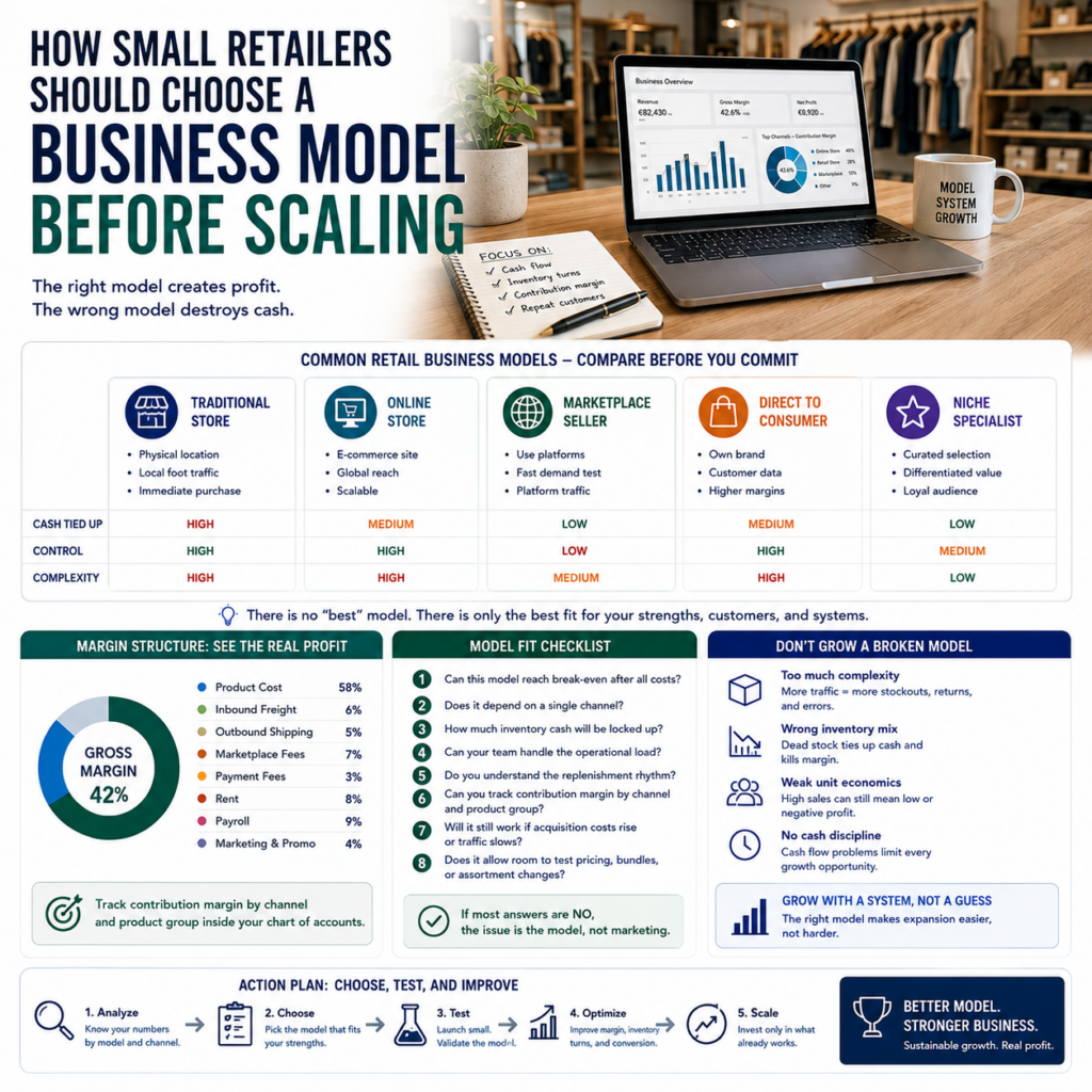 How Small Retailers Should Choose a Business Model Before Scaling