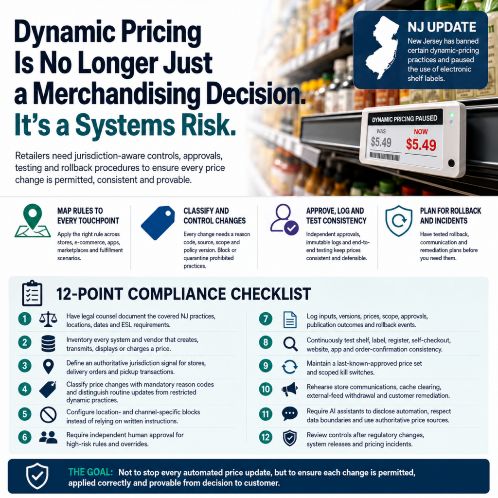 Dynamic-pricing regulation is now a retail systems risk Dynamic-pricing regulation is now a retail systems risk