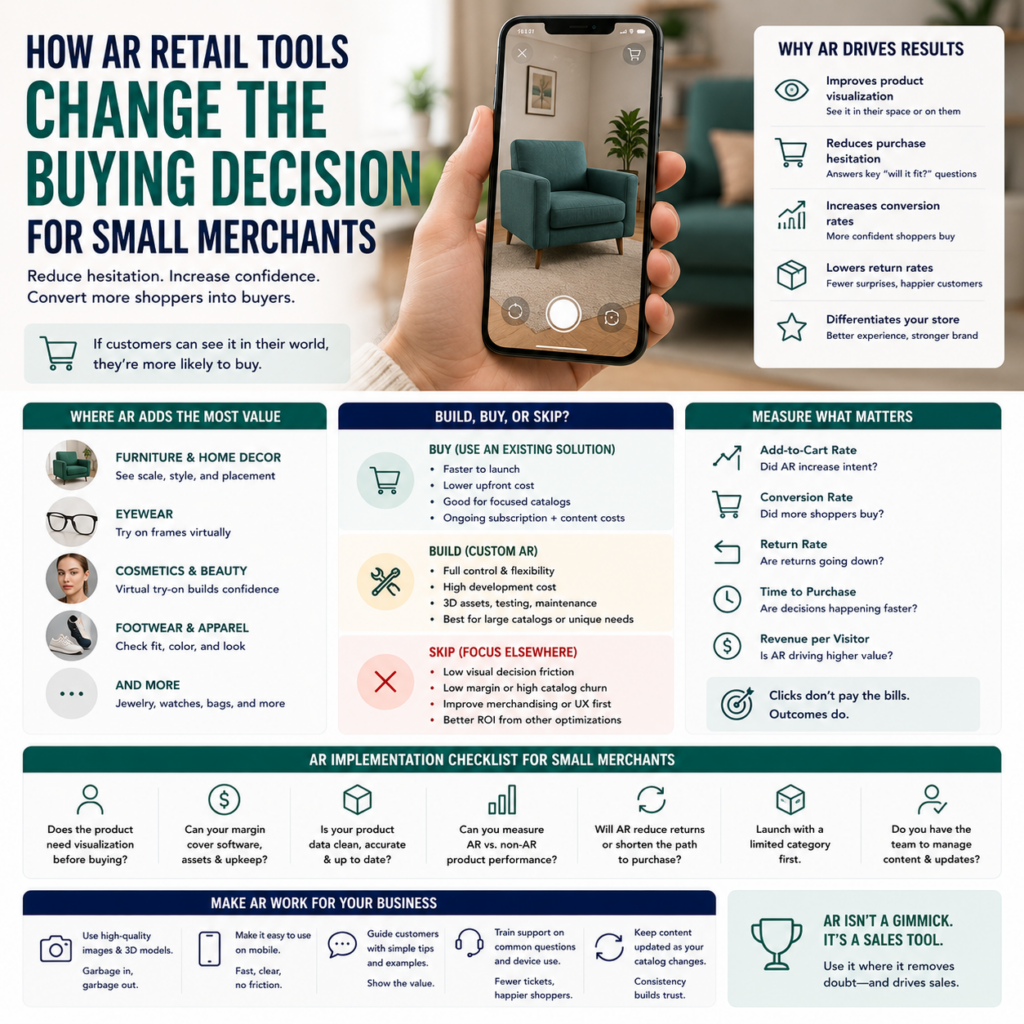 How AR Retail Tools Change the Buying Decision for Small Merchants