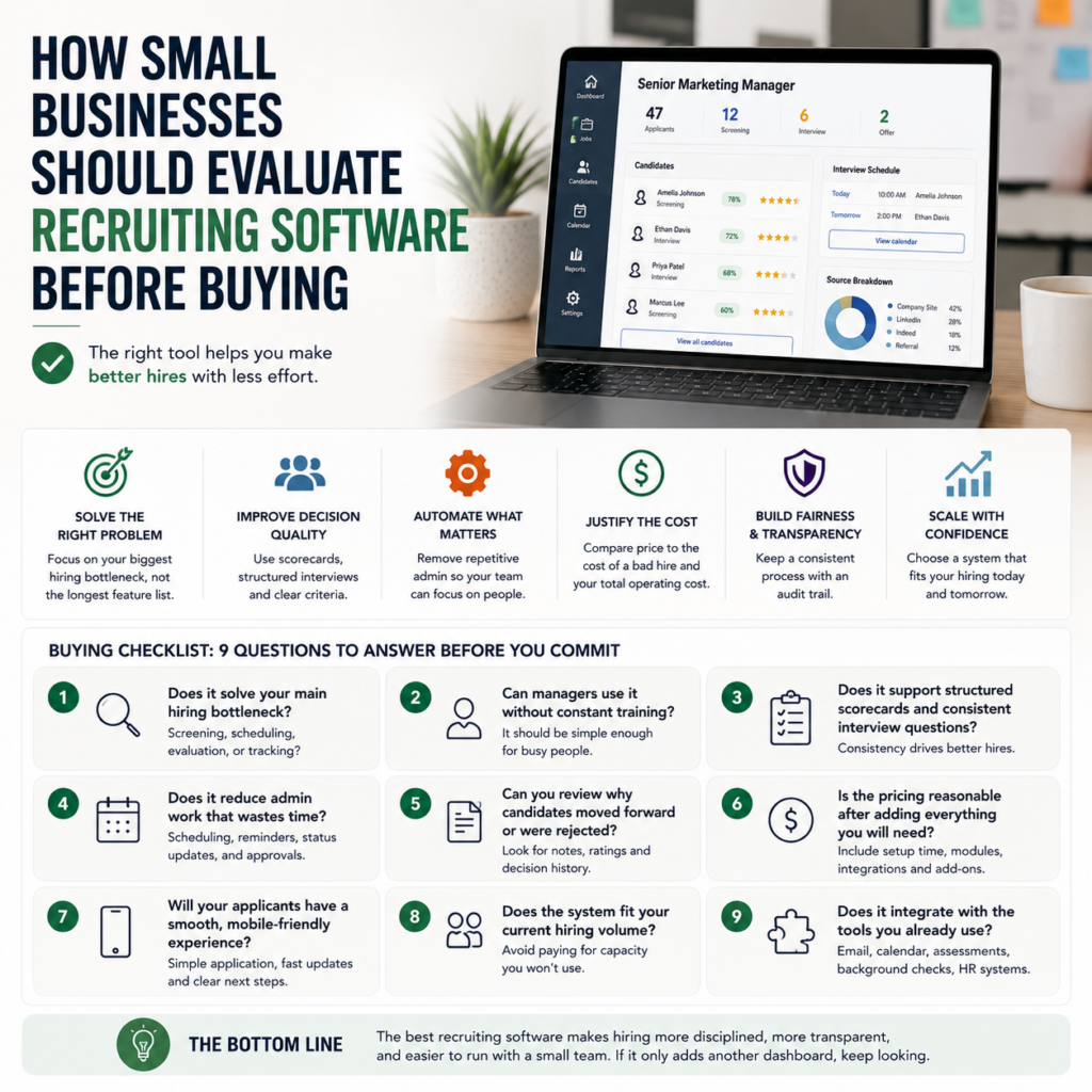 How Small Businesses Should Evaluate Recruiting Software Before Buying How Small Businesses Should Evaluate Recruiting Software Before Buying