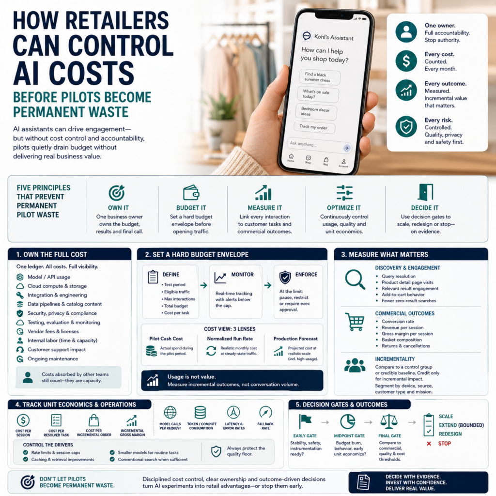 How retailers can control AI costs before pilots become permanent waste