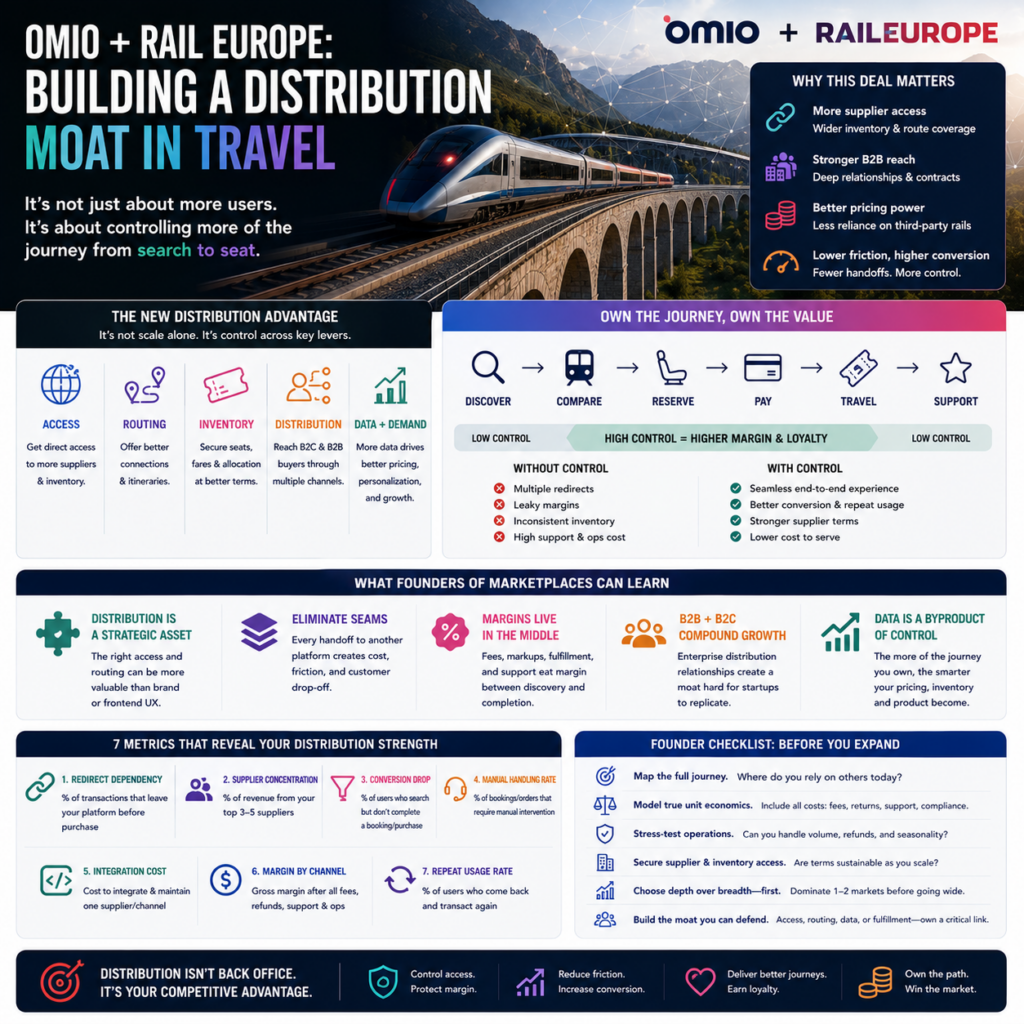 What Omio’s Rail Europe Deal Says About Distribution Moats in Travel What Omio’s Rail Europe Deal Says About Distribution Moats in Travel