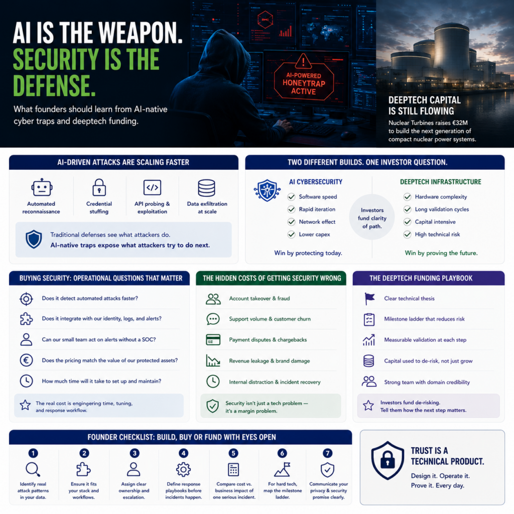 What founders should learn from AI-native cyber traps and deeptech funding