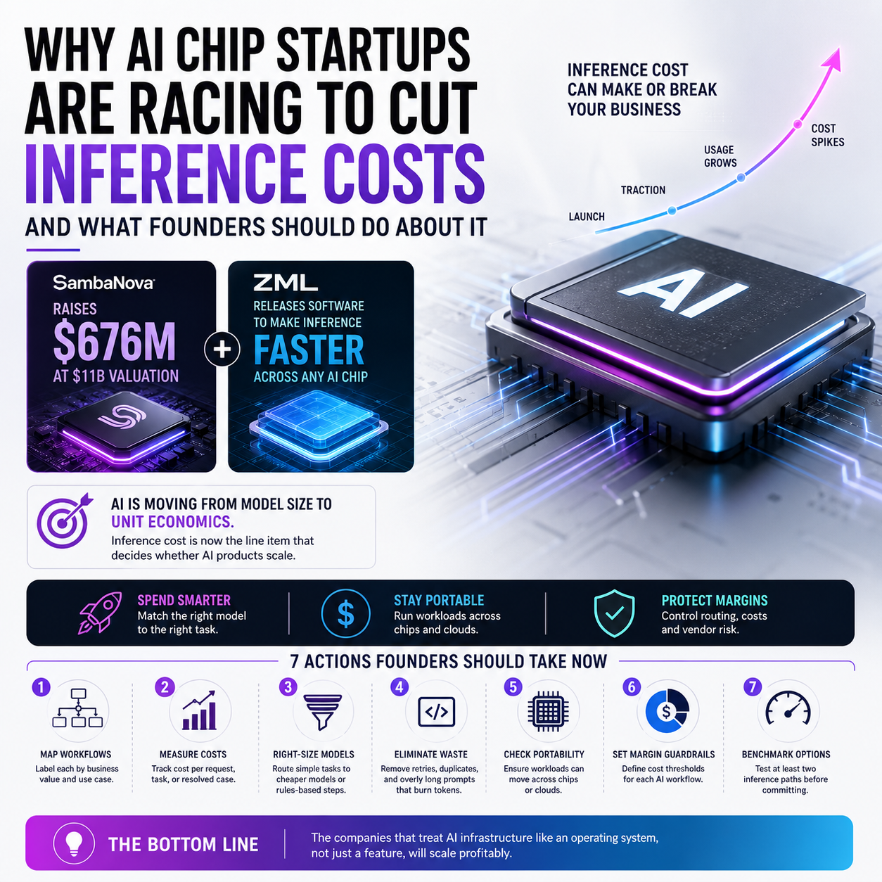 Why AI chip startups are racing to cut inference costs, and what founders should do about it