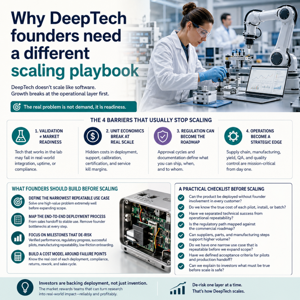 Why DeepTech founders need a different scaling playbook Why DeepTech founders need a different scaling playbook