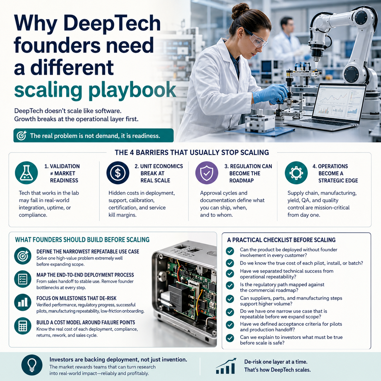 Why DeepTech founders need a different scaling playbook Why DeepTech founders need a different scaling playbook