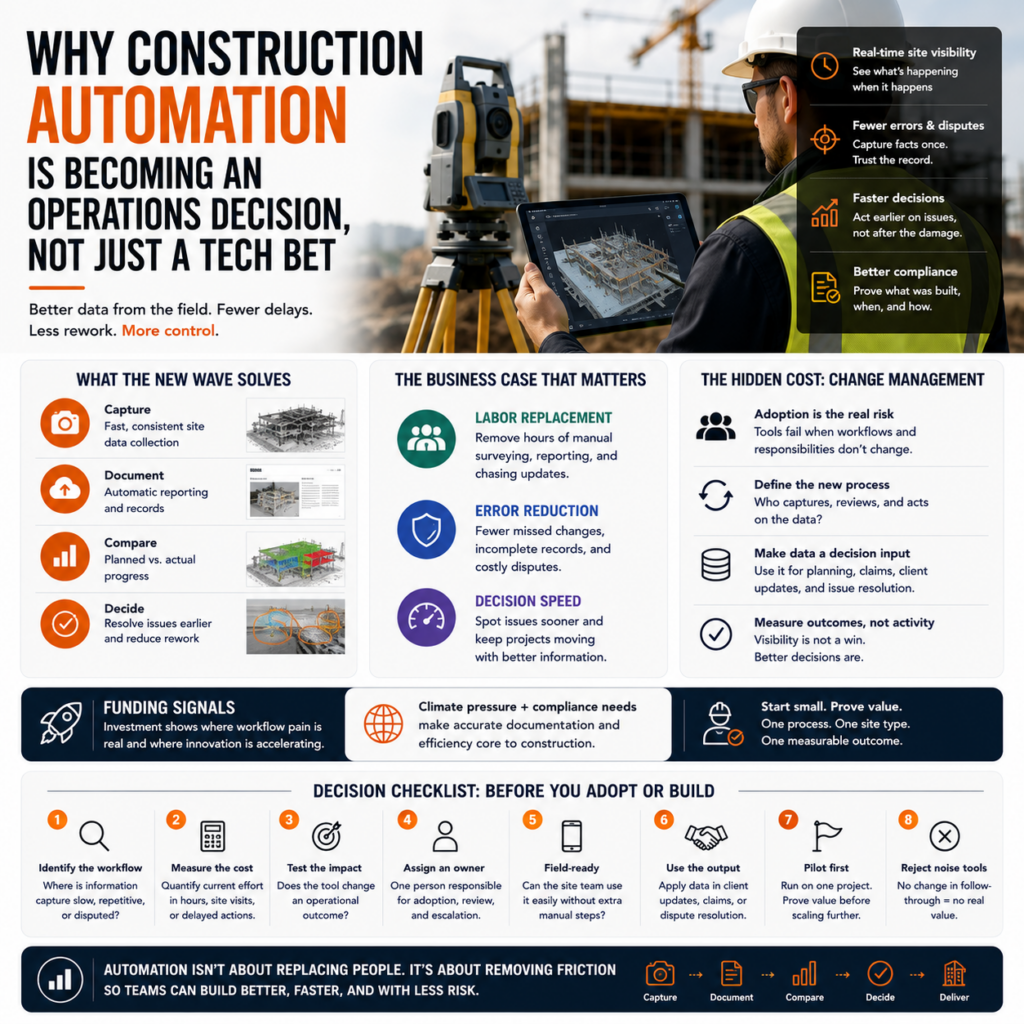 Why construction automation is becoming an operations decision, not just a tech bet Why construction automation is becoming an operations decision, not just a tech bet