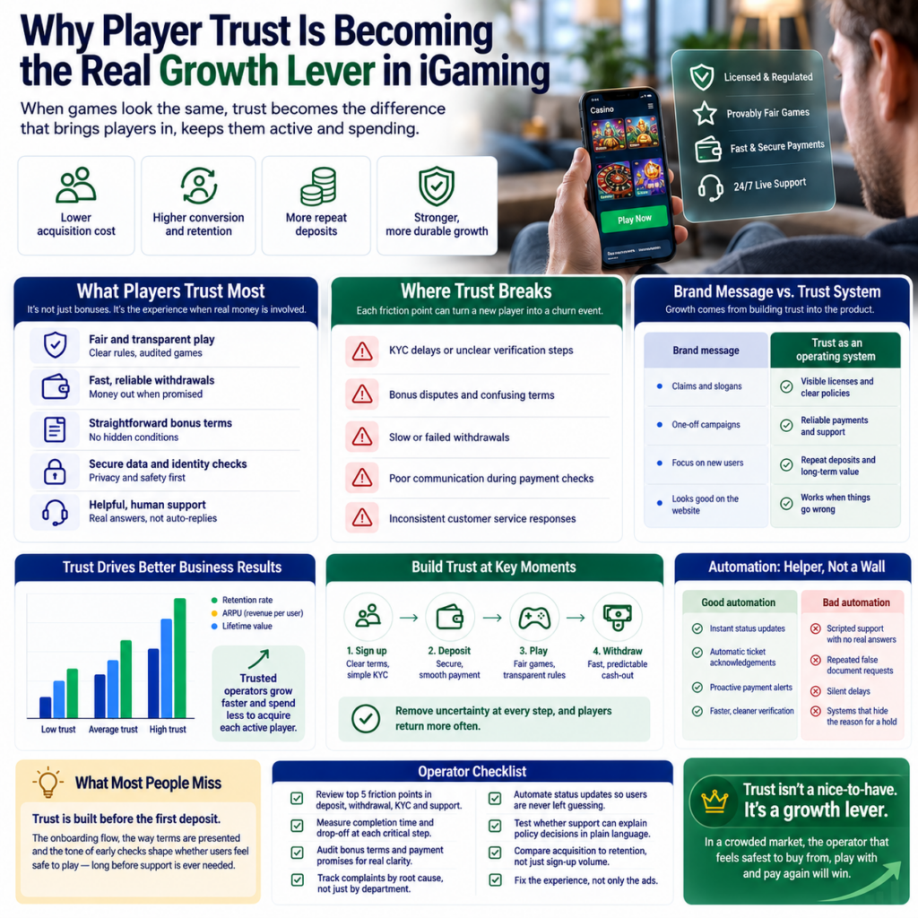 Why player trust is becoming the real growth lever in iGaming
