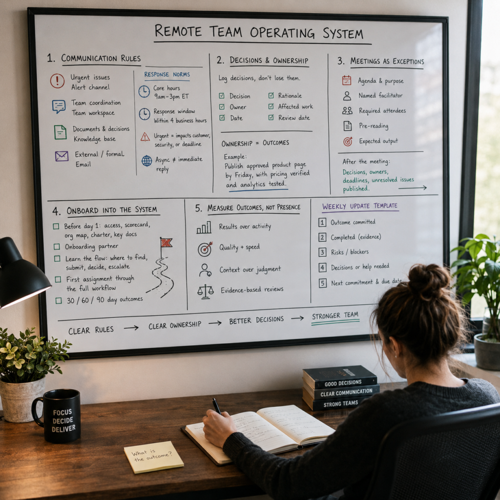 A Practical Operating System for Managing Remote Teams A Practical Operating System for Managing Remote Teams