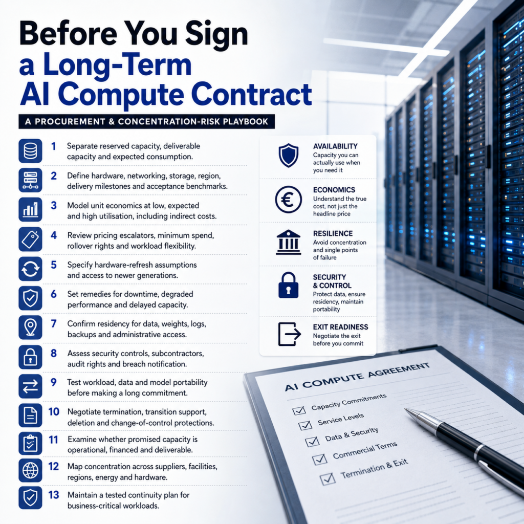 Before You Sign a Long-Term AI Compute Contract A Procurement and Concentration-Risk Playbook Before You Sign a Long-Term AI Compute Contract: A Procurement and Concentration-Risk Playbook