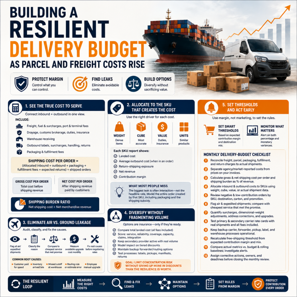 Building a Resilient Delivery Budget as Parcel and Freight Costs Rise