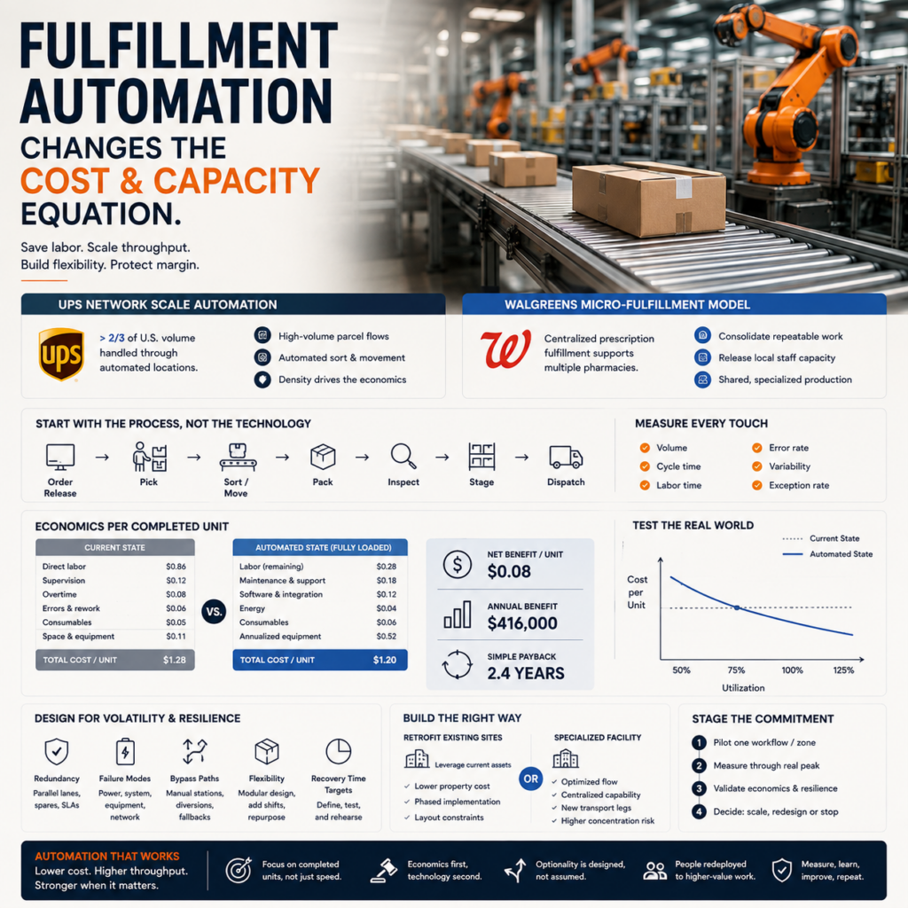How Fulfillment Automation Changes the Cost and Capacity Equation