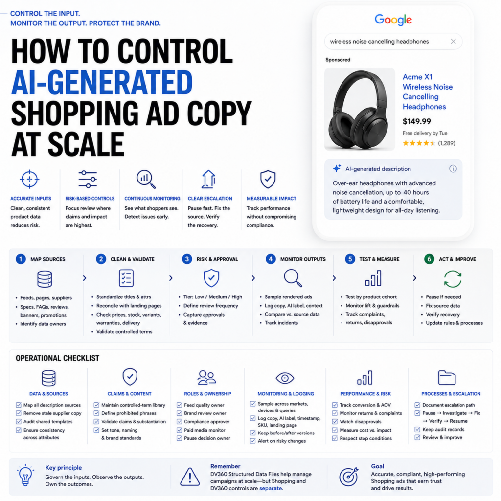 How to Control AI-Generated Shopping Ad Copy at Scale