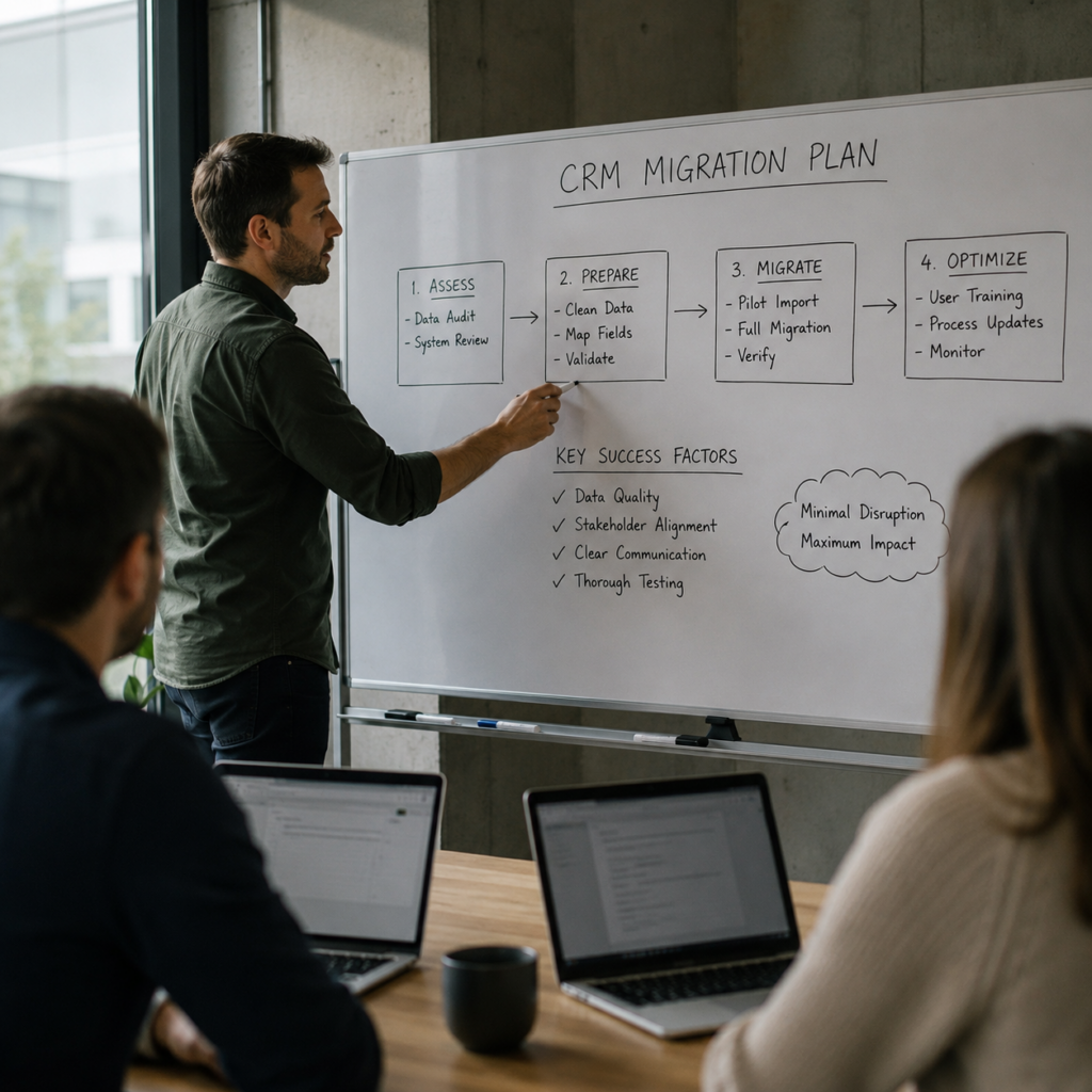 How to Migrate CRM Systems Without Losing Customer Data or Disrupting Sales