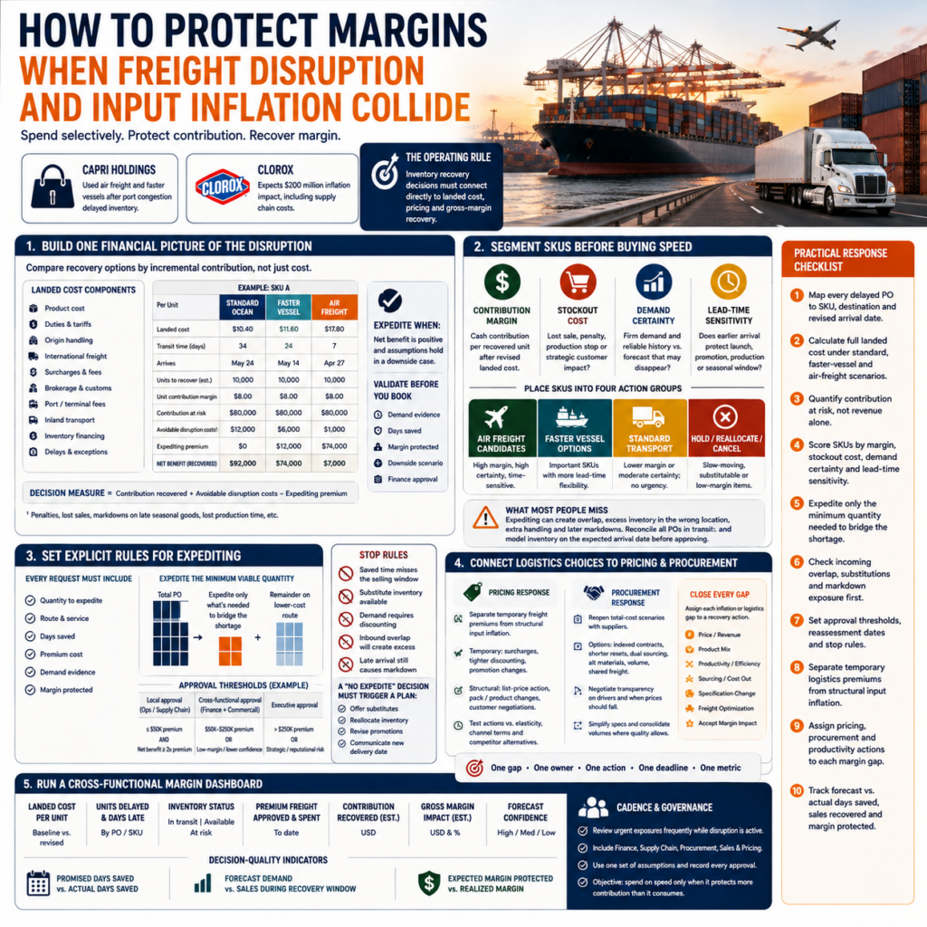 How to Protect Margins When Freight Disruption and Input Inflation Collide How to Protect Margins When Freight Disruption and Input Inflation Collide