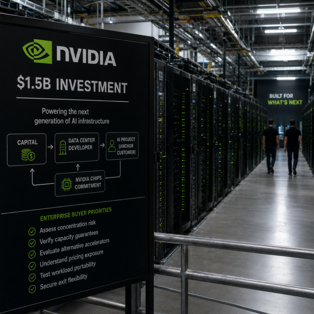 What Nvidia’s $1.5B Data-Center Investment Signals for Enterprise AI Infrastructure Buyers What Nvidia’s $1.5B Data-Center Investment Signals for Enterprise AI Infrastructure Buyers