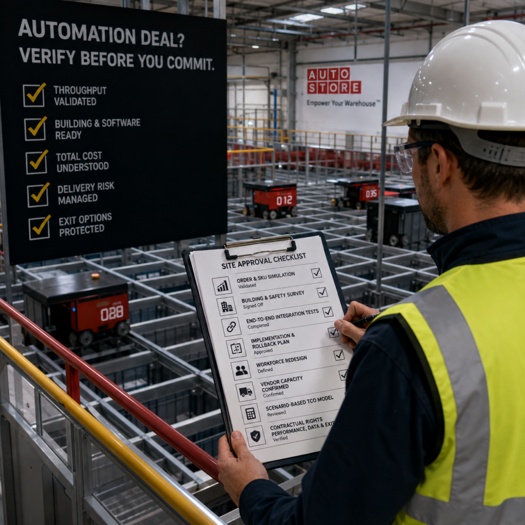 What Warehouse Operators Should Verify Before Signing an Automation Framework Deal What Warehouse Operators Should Verify Before Signing an Automation Framework Deal