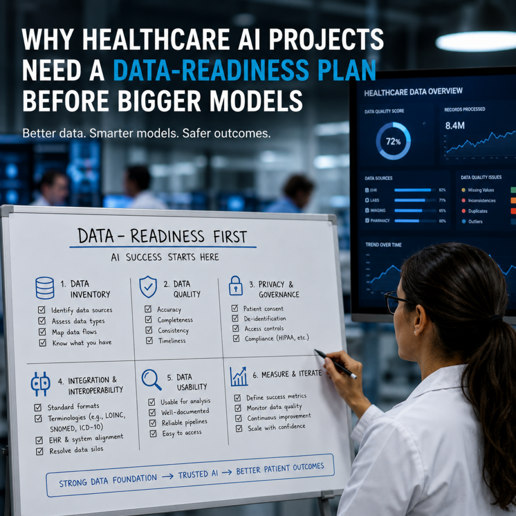 Why Healthcare AI Projects Need a Data-Readiness Plan Before Bigger Models