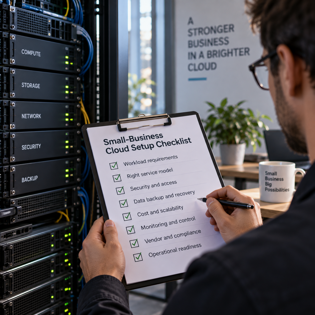 A Small-Business Cloud Setup Checklist: From Workload Requirements to Operational Control