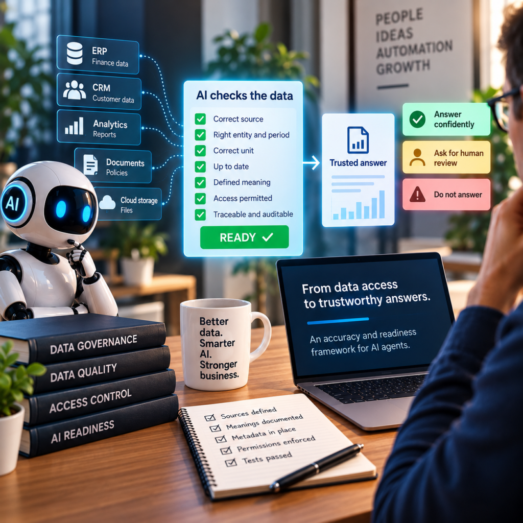 Before AI Agents Use Your Business Data: An Accuracy and Readiness Framework