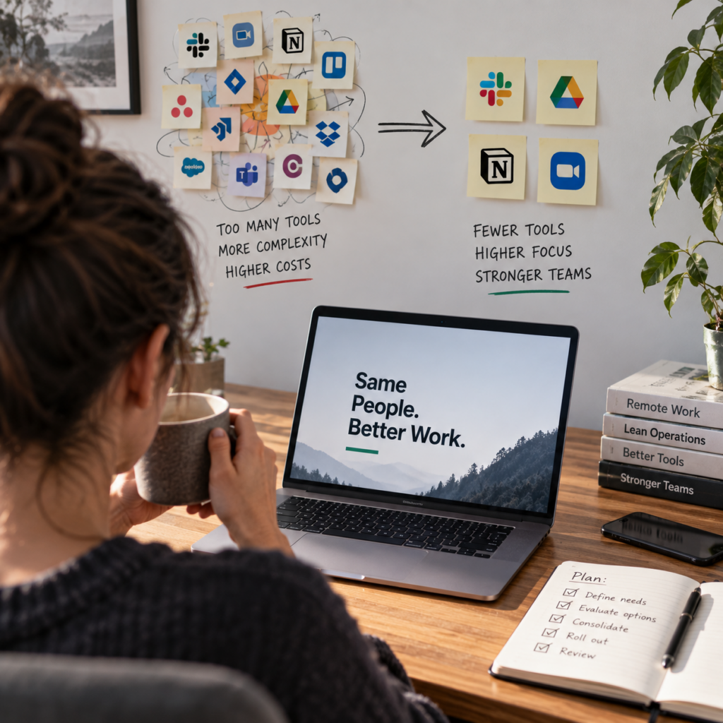 Choosing a Remote-Work Tool Stack Without Creating Software Sprawl