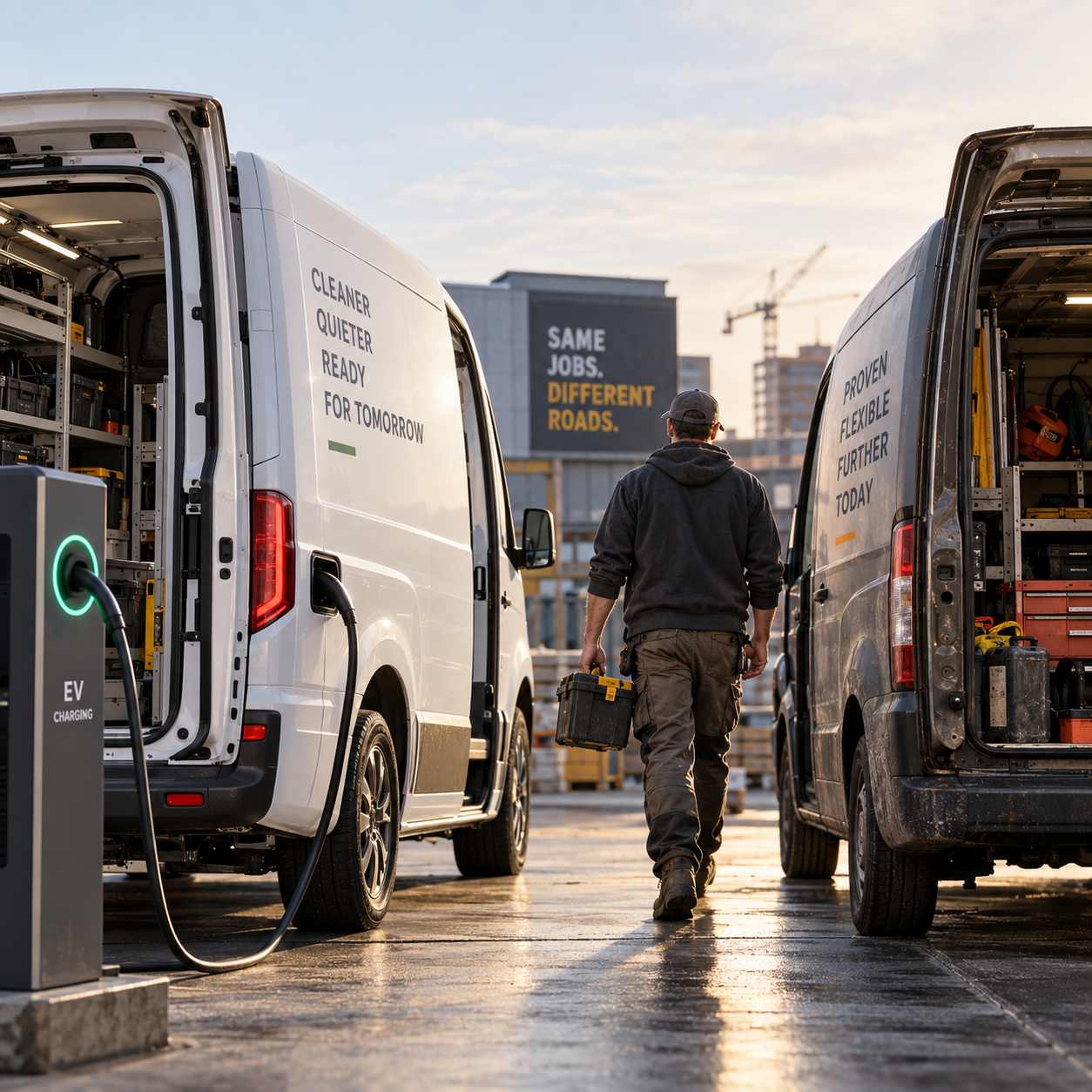 How Small Businesses Should Evaluate Custom Electric Versus Petrol Vans